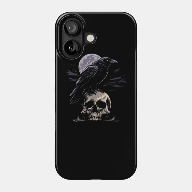Crow & Skull Phone Case by GoshWow®