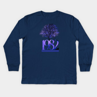 Echoes of 1982 Kids Long Sleeve T-Shirt