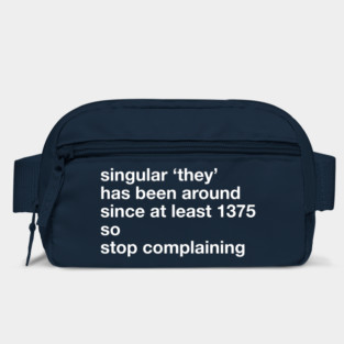 singular they Bag