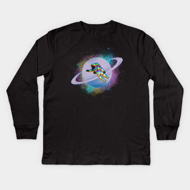 Float On Kids Long Sleeve T-Shirt by casualteesinc