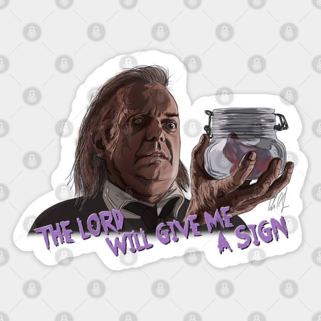The Blob: Reverend Meeker Sticker by 51Deesigns