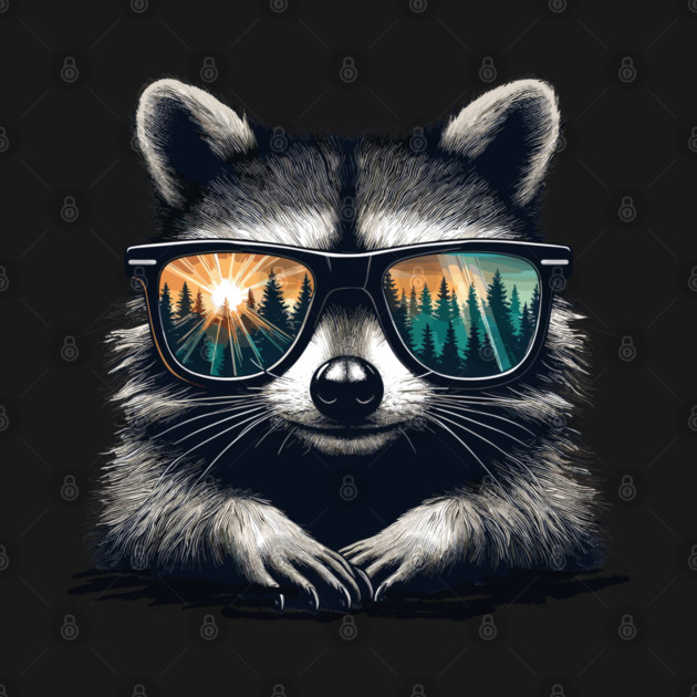 Funny Raccoon by JessArty