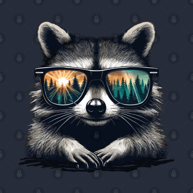Funny Raccoon by JessArty