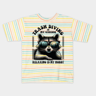 Funny Raccoon Kids T-Shirt