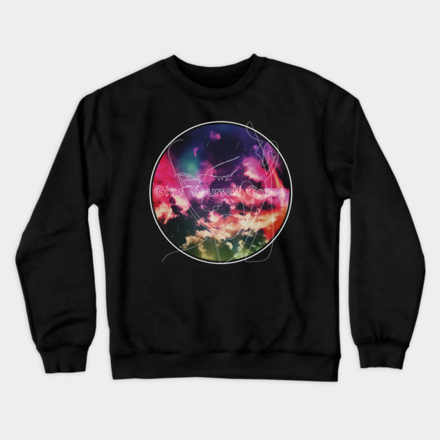 Give Yourself Grace Crewneck Sweatshirt by casualteesinc