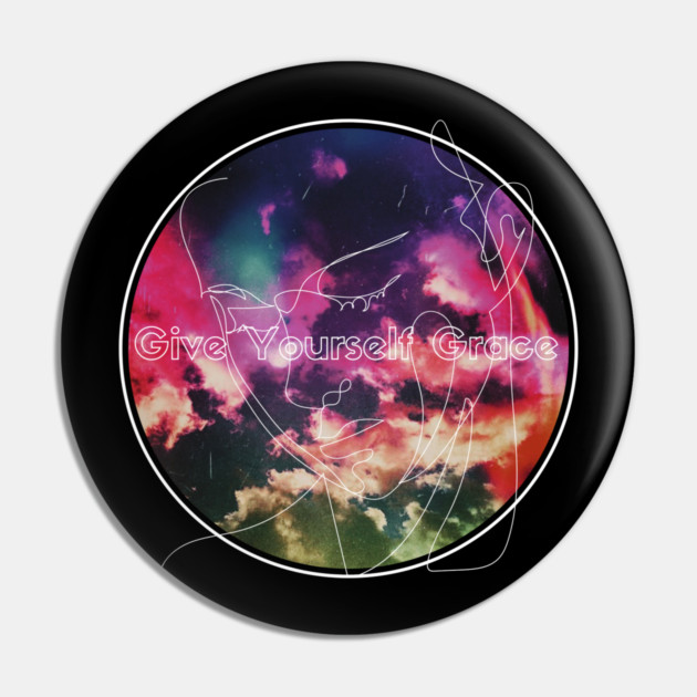 Give Yourself Grace Pin by casualteesinc