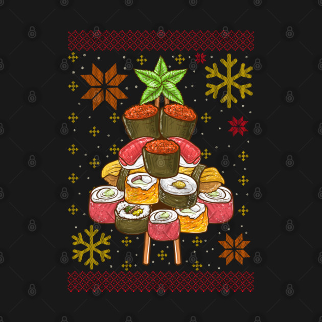 Sushi Ugly Christmas Tree by creative