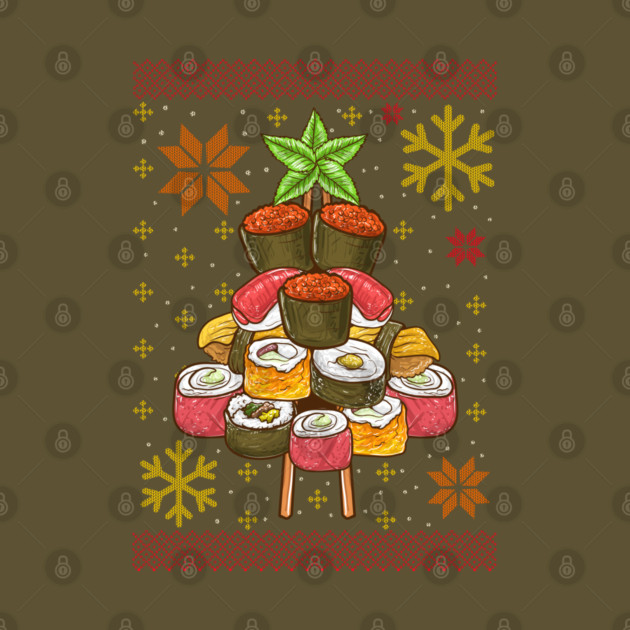 Sushi Ugly Christmas Tree by creative