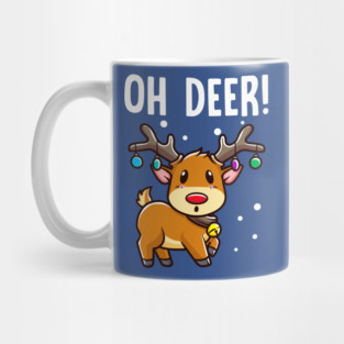 Oh Deer! Christmas Kawaii Deer Mug