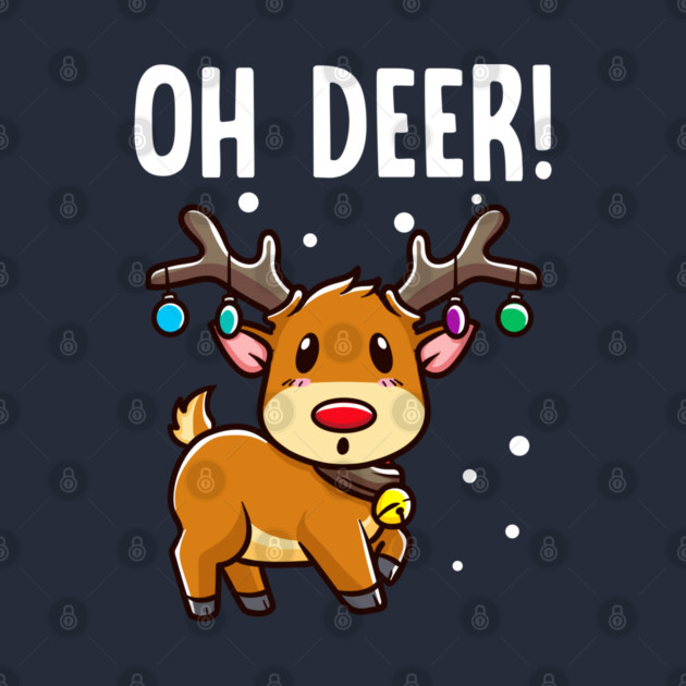 Oh Deer! Christmas Kawaii Deer by creative