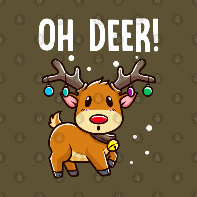 Oh Deer! Christmas Kawaii Deer by creative