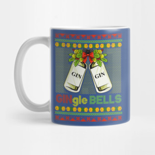 Gin-gle Bells Ugly Christmas Sweater Mug