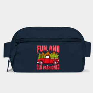 Fun Old fashioned Christmas Retro Vintage Truck Funny Bag