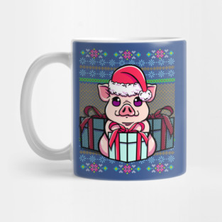 Pig Ugly Christmas Sweater Style Funny Mug