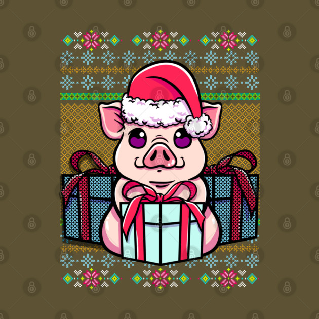 Pig Ugly Christmas Sweater Style Funny by creative