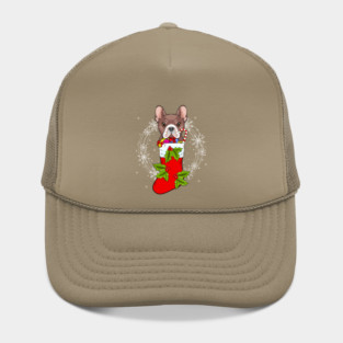 Xmas French Bulldog Stocking Stuffer Funny Hat