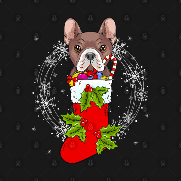 Xmas French Bulldog Stocking Stuffer Funny by creative