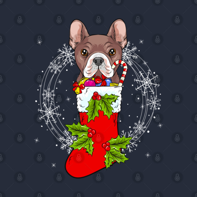 Xmas French Bulldog Stocking Stuffer Funny by creative