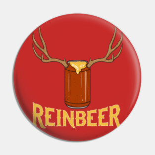 Reinbeer Reindeer Beer X-mas Beer Can Drinking Pin