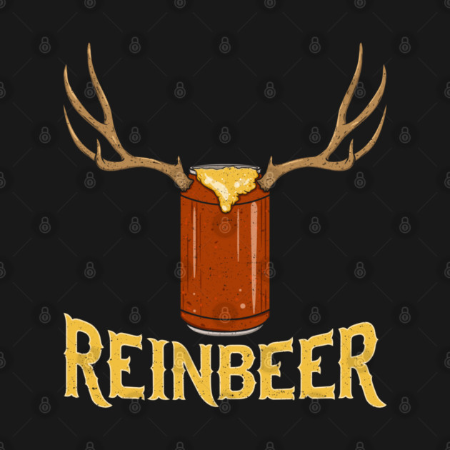 Reinbeer Reindeer Beer X-mas Beer Can Drinking by creative