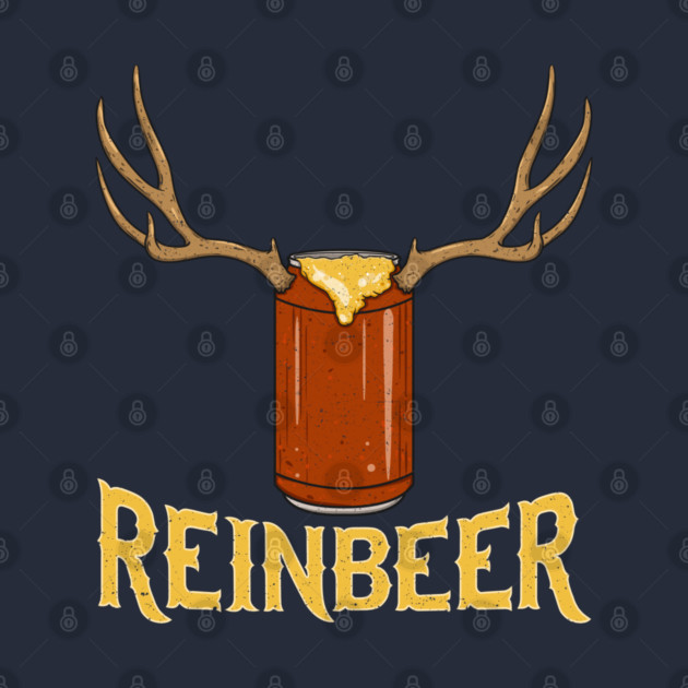 Reinbeer Reindeer Beer X-mas Beer Can Drinking by creative