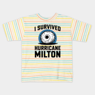 I survived hurricane Milton Kids T-Shirt