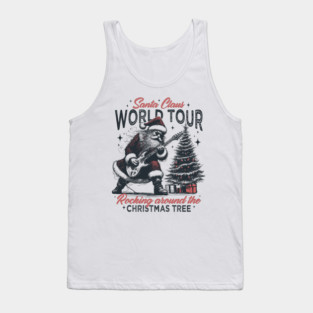 Santa Claus World Tour - Rocking around the Christmas Tree Tank Top