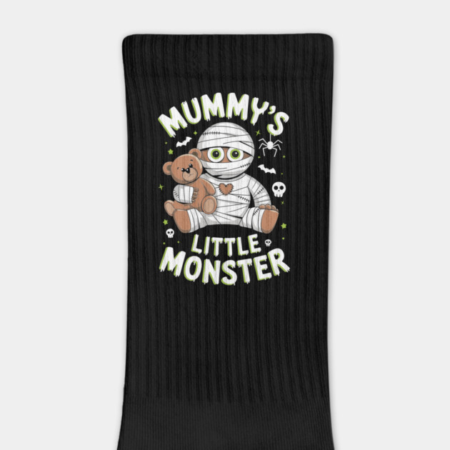 Mummy's Little Monster Cute Halloween Kids Design by Designed By Marty
