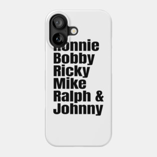 New Edition Ronnie Bobby Ricky Mike Ralph & Johnny Phone Case