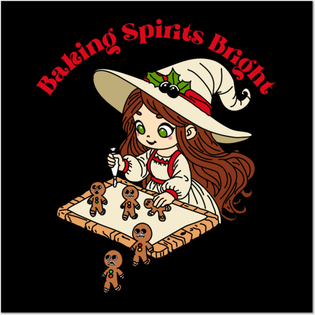 Baking Spirits Bright Witch Wall Art by H. R. Sinclair