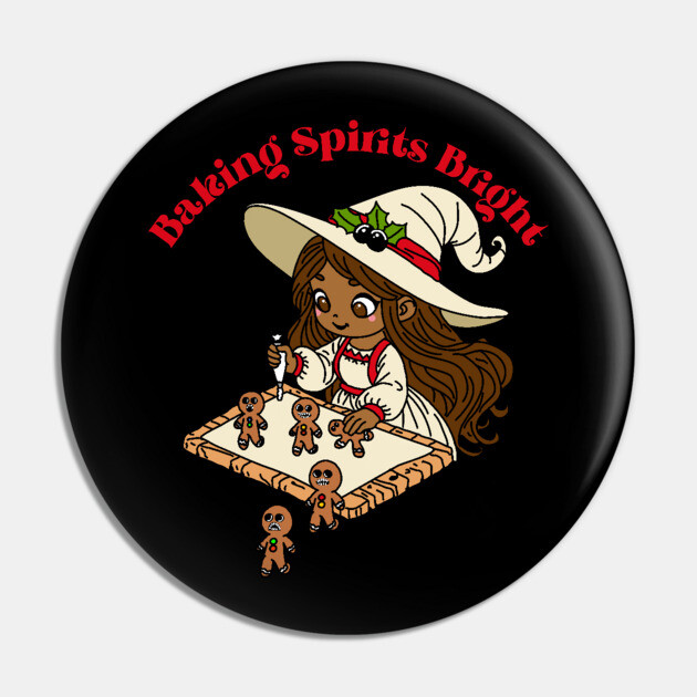 Baking Spirits Bright Witch Pin by H. R. Sinclair