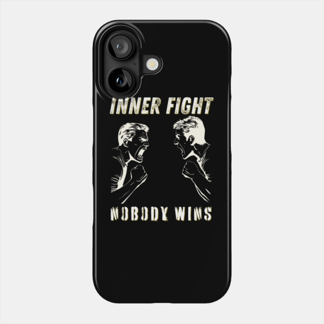 Inner Conflict - Personal Problems - Mental Strength Phone Case by TuncGK