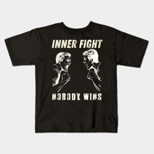 Inner Conflict - Personal Problems - Mental Strength Kids T-Shirt