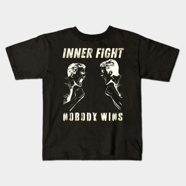 Inner Conflict - Personal Problems - Mental Strength Kids T-Shirt by TuncGK