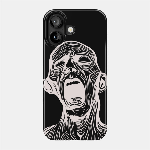 Angst - Pain of Being - Existential Crisis Phone Case by TuncGK
