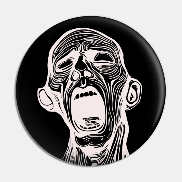 Angst - Pain of Being - Existential Crisis Pin by TuncGK