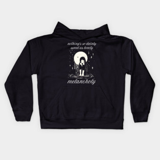 Lovely Melancholy - Comfort of Depression Kids Hoodie