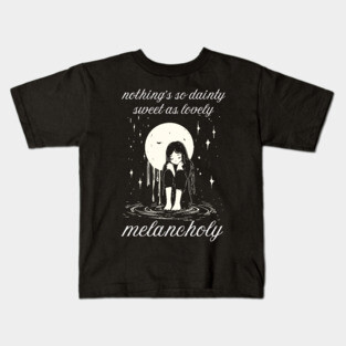 Lovely Melancholy - Comfort of Depression Kids T-Shirt