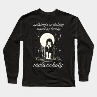 Lovely Melancholy - Comfort of Depression Long Sleeve T-Shirt
