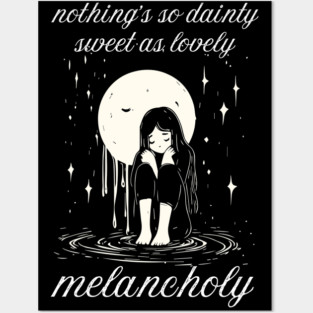 Lovely Melancholy - Comfort of Depression Posters and Art