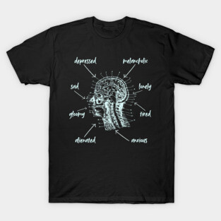 Anatomy of Depression - Playful & Sarcastic T-Shirt