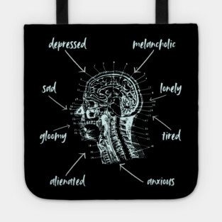Anatomy of Depression - Playful & Sarcastic Tote