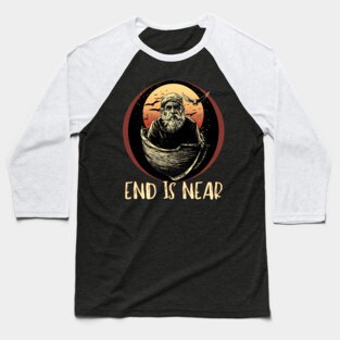 Old Man Life Advice - Existential Fear & Disharmony Baseball T-Shirt
