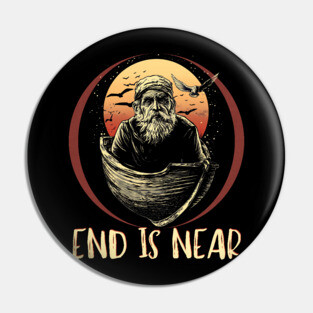 Old Man Life Advice - Existential Fear & Disharmony Pin