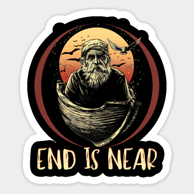 Old Man Life Advice - Existential Fear & Disharmony Magnet by TuncGK