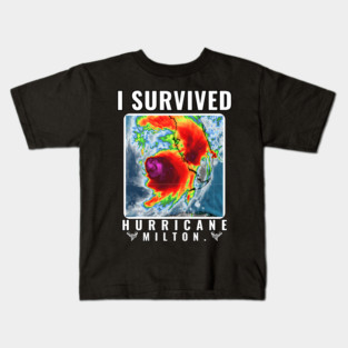 I Survived Hurricane Milton Kids T-Shirt