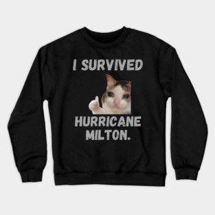 I survived hurricane milton Crewneck Sweatshirt