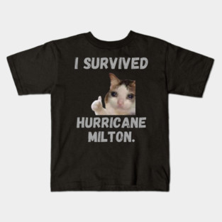 I survived hurricane milton Kids T-Shirt
