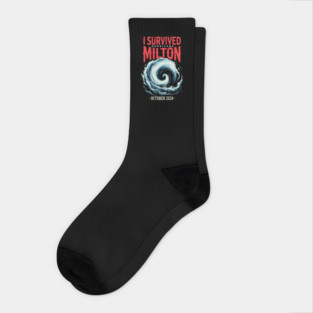 I Survived Hurricane Milton Florida Shirt Socks
