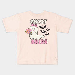 Cute Ghost Bride Halloween Kids T-Shirt